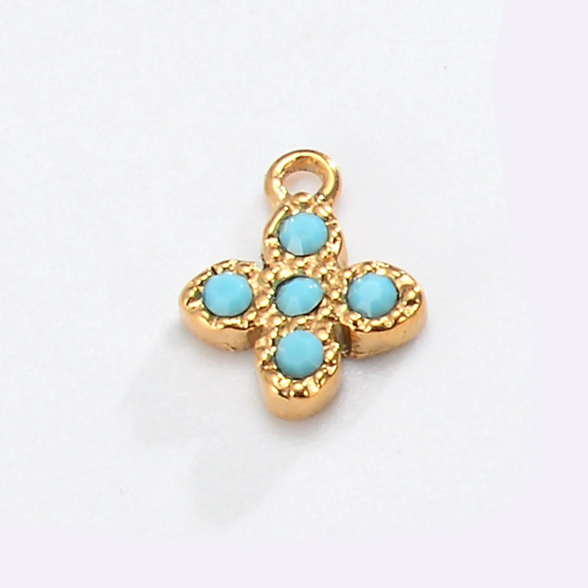 Accessories Crown Moon Love Oval Style Inlaid Natural Stone Titanium Steel Electroplating - Image 11