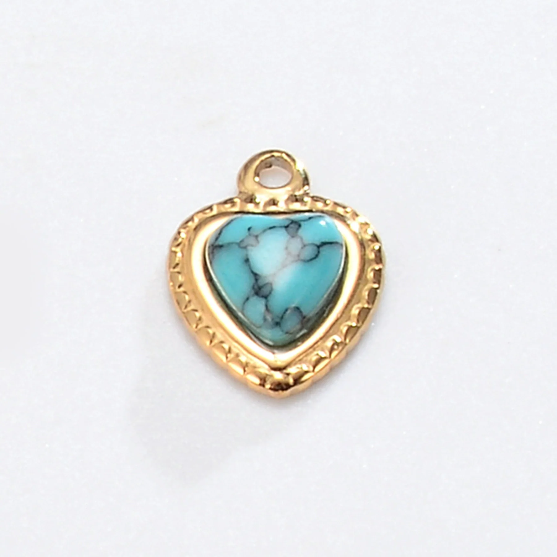 Accessories Crown Moon Love Oval Style Inlaid Natural Stone Titanium Steel Electroplating - Image 7