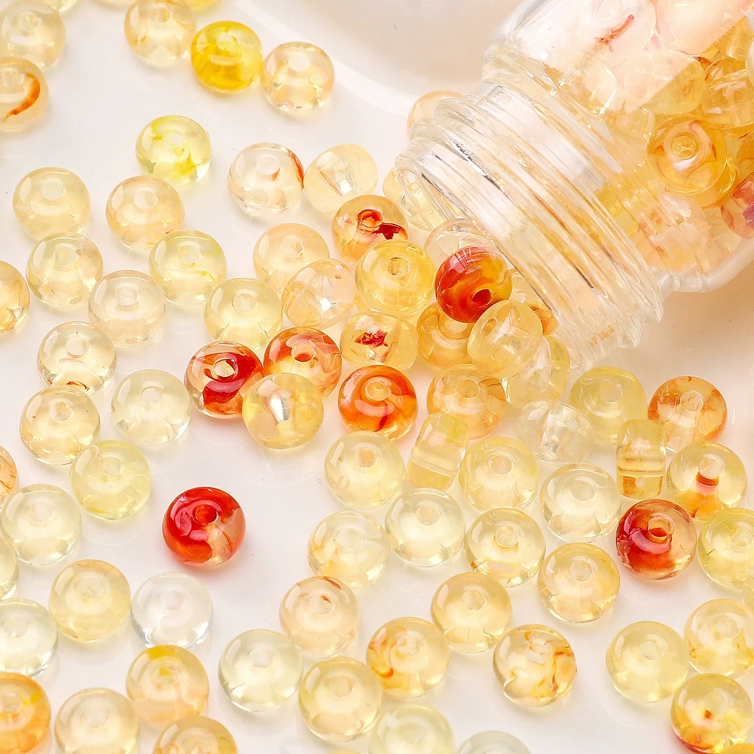 Acrylic Flat Bead Jewelry Accessories For Diy Handmade Beaded Bracelet - Image 10