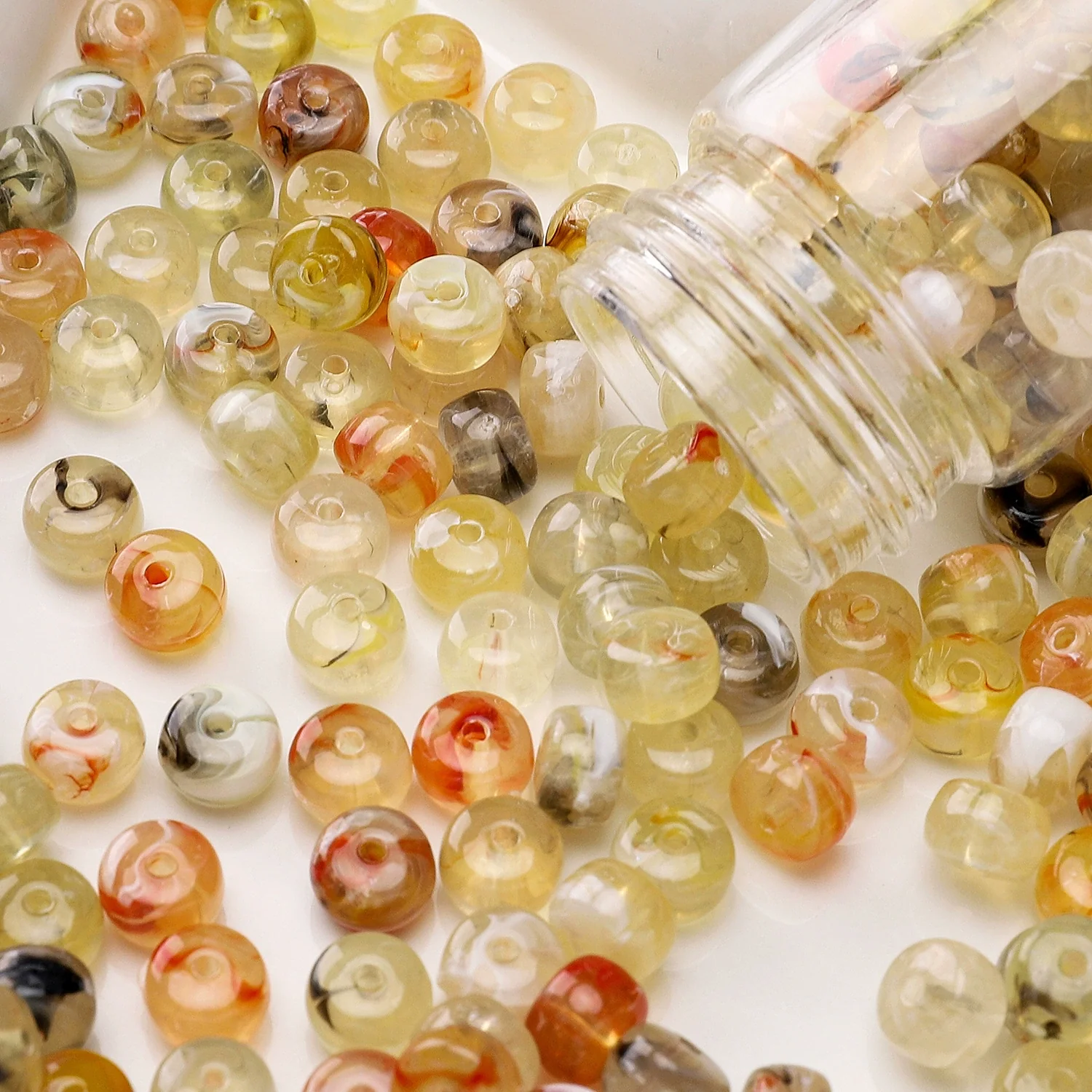 Acrylic Flat Bead Jewelry Accessories For Diy Handmade Beaded Bracelet - Image 11