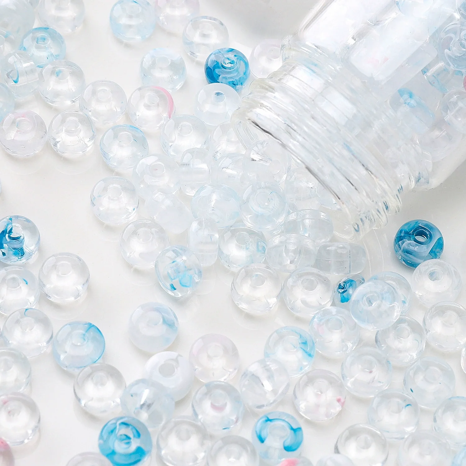 Acrylic Flat Bead Jewelry Accessories For Diy Handmade Beaded Bracelet - Image 12