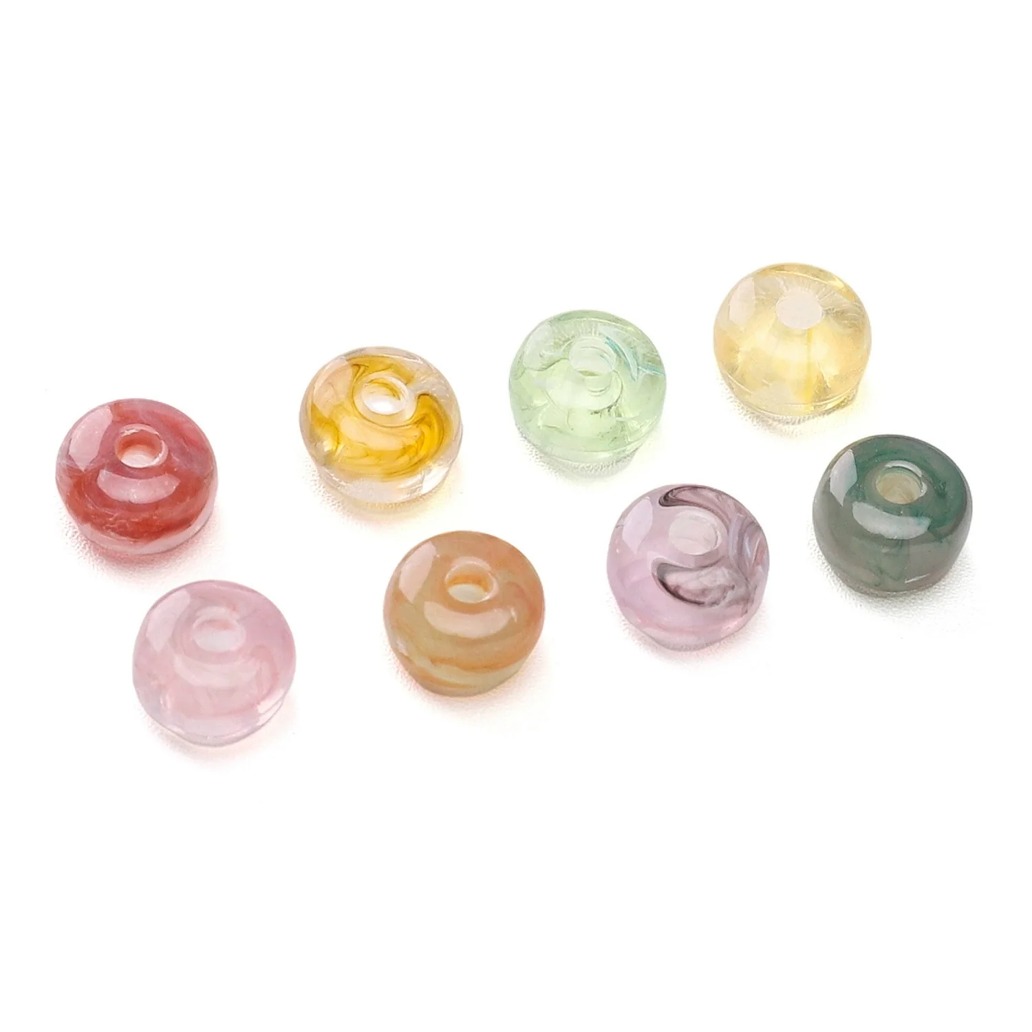 Acrylic Flat Bead Jewelry Accessories For Diy Handmade Beaded Bracelet - Image 5