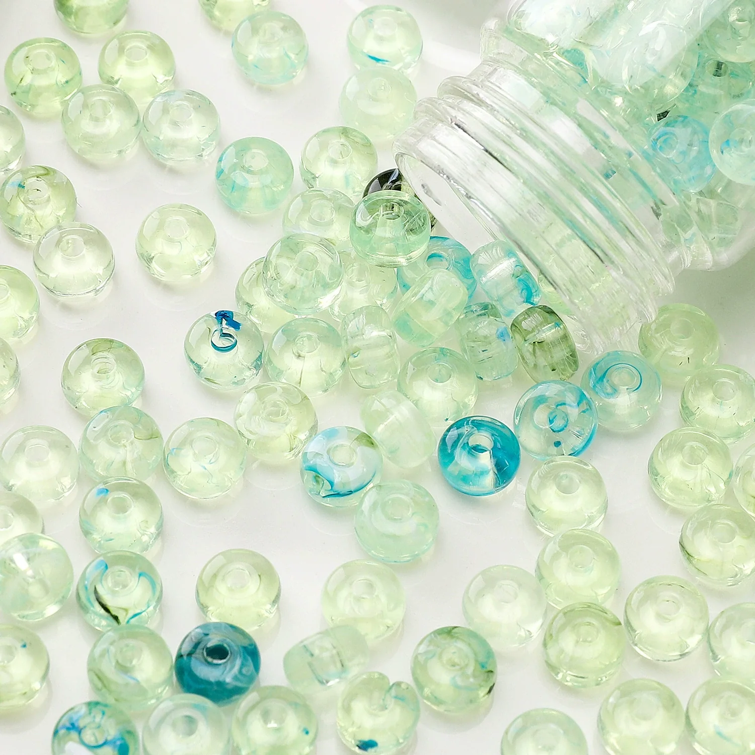 Acrylic Flat Bead Jewelry Accessories For Diy Handmade Beaded Bracelet - Image 6