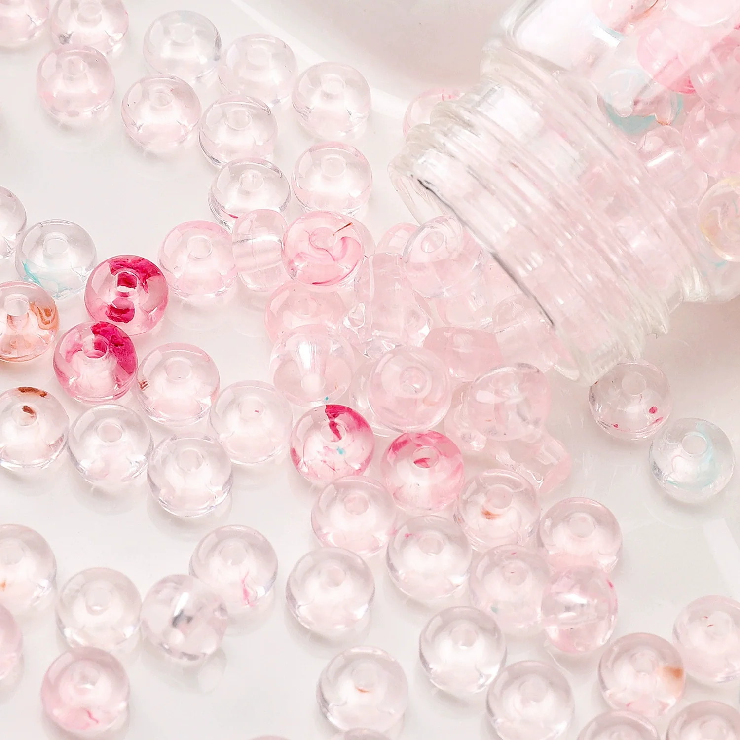 Acrylic Flat Bead Jewelry Accessories For Diy Handmade Beaded Bracelet - Image 7