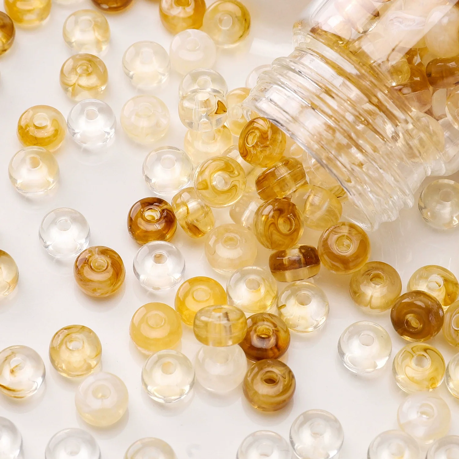 Acrylic Flat Bead Jewelry Accessories For Diy Handmade Beaded Bracelet - Image 9