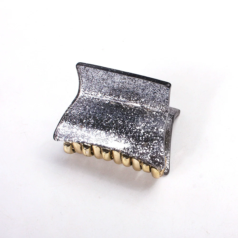 Acrylic Handmade Women's Solid Color Hair Clip - Image 12