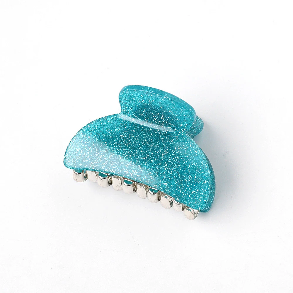 Acrylic Handmade Women's Solid Color Hair Clip - Image 14