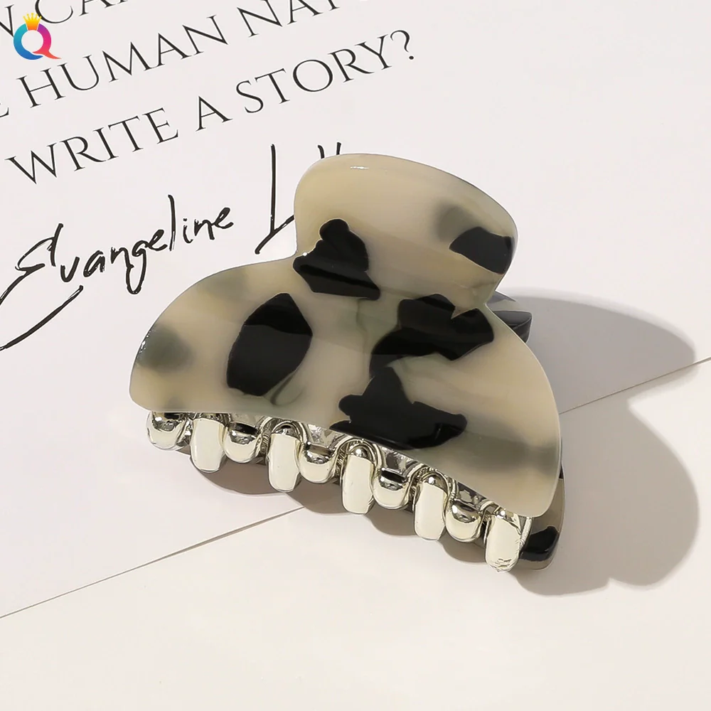 Acrylic Handmade Women's Solid Color Hair Clip - Image 18