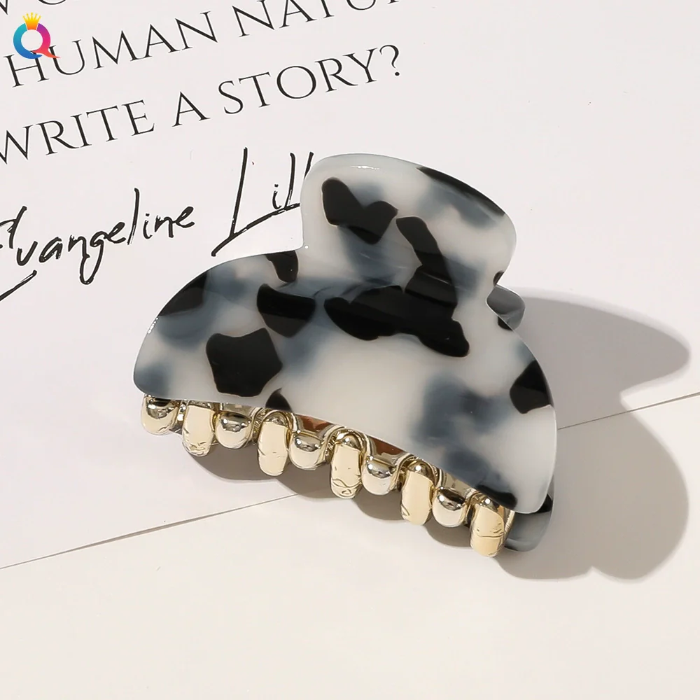 Acrylic Handmade Women's Solid Color Hair Clip - Image 20