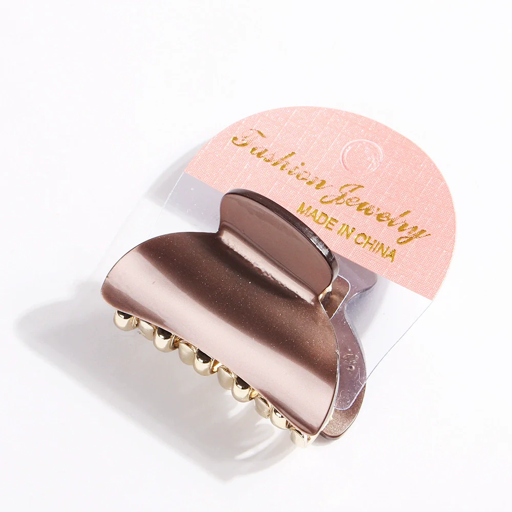 Acrylic Handmade Women's Solid Color Hair Clip - Image 4