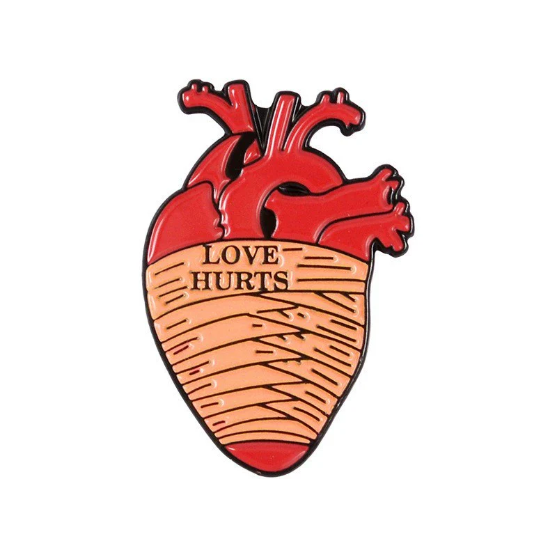 Allmatch Alloy Heartshaped Ocean Series Cartoon Cute Brooch Jewelry With Electroplating - Image 17