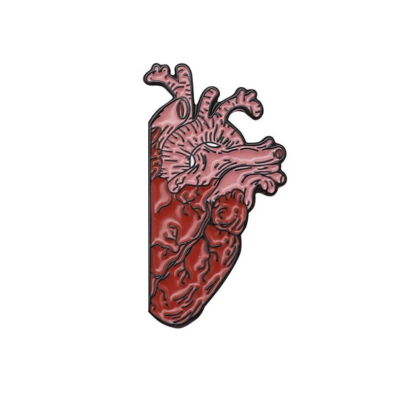 Allmatch Alloy Heartshaped Ocean Series Cartoon Cute Brooch Jewelry With Electroplating - Image 19