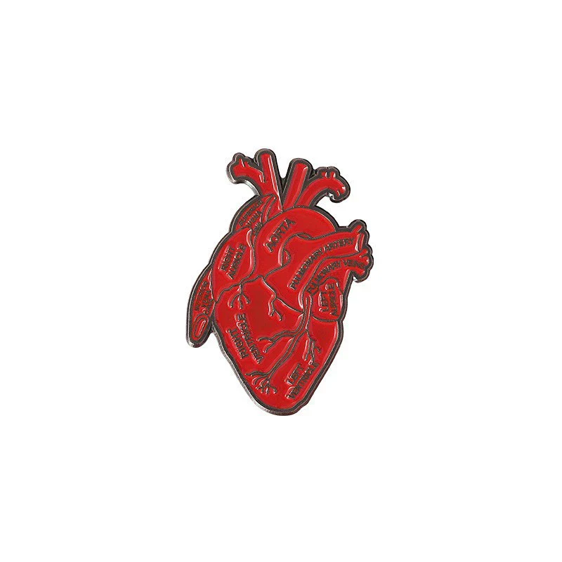Allmatch Alloy Heartshaped Ocean Series Cartoon Cute Brooch Jewelry With Electroplating - Image 20