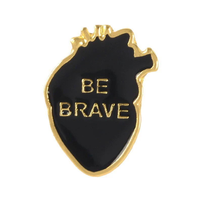 Allmatch Alloy Heartshaped Ocean Series Cartoon Cute Brooch Jewelry With Electroplating - Image 9