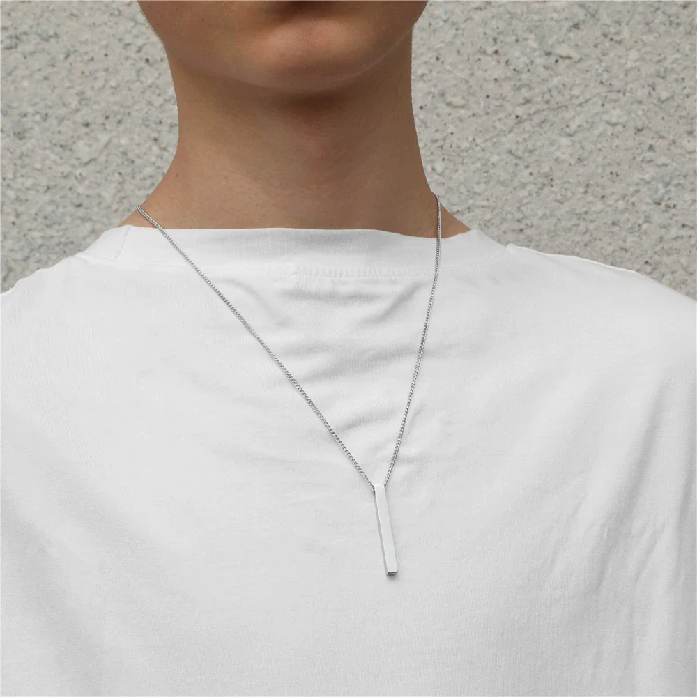 Allmatch Hip Hop Geometric Alloy Necklace With Electroplating Treatment Box Chain Style - Image 10