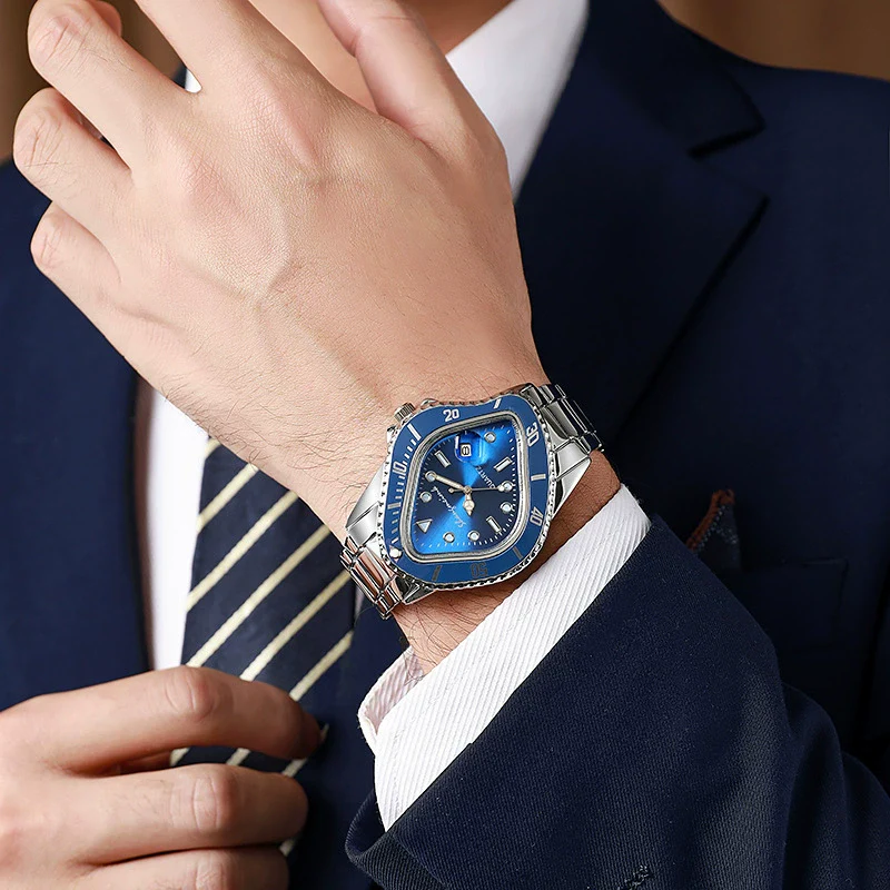 Alloy And Fine Steel Twisted Casual Waterproof Quartz Watch - Image 4