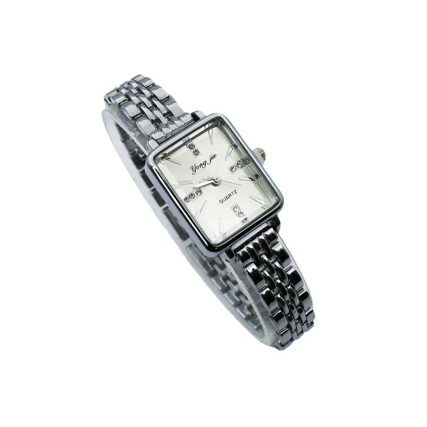 Alloy And Stainless Steel Square Casual Women's Bracelet Watch - Image 5
