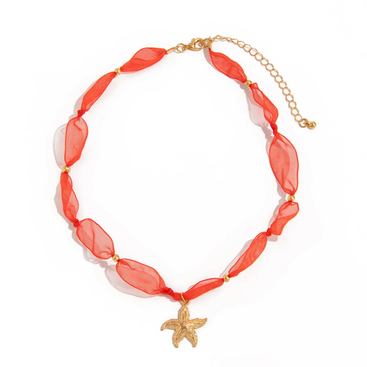 Alloy Animal Zodiac Electroplated Conch Starfish Scallop Necklace For Women - Image 5