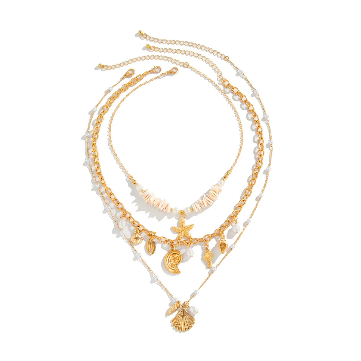 Alloy Animal Zodiac Geometric Style Electroplated Pendant Necklace For Women - Image 5