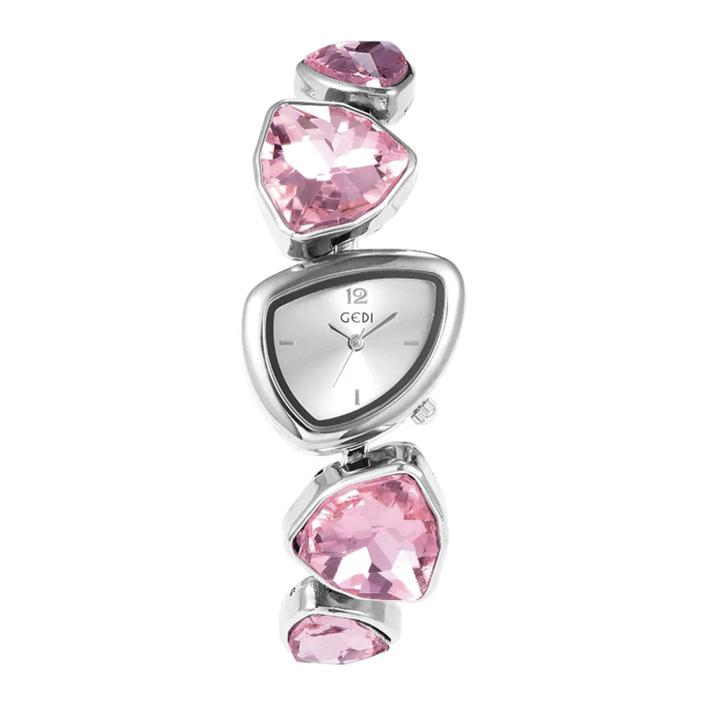 Alloy Bracelet Watch Irregular Crystal Strap Light Luxury Fashion Design - Image 10