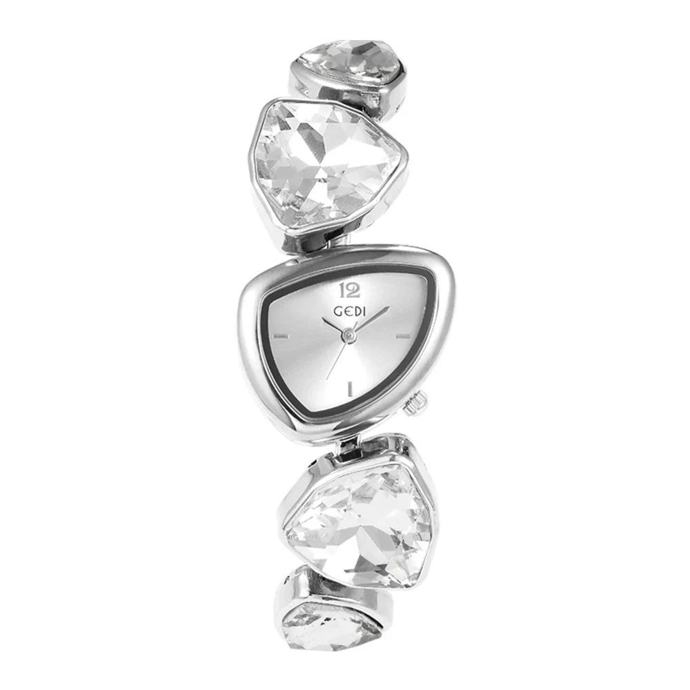 Alloy Bracelet Watch Irregular Crystal Strap Light Luxury Fashion Design - Image 7