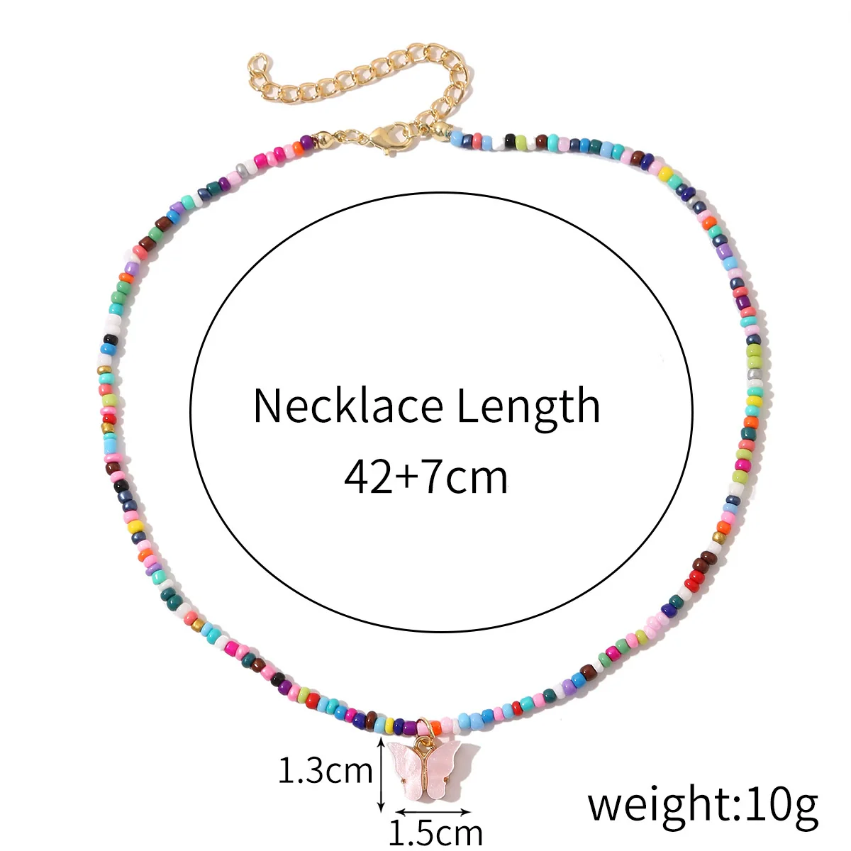 Alloy Butterfly Women's Collarbone Necklace With Electroplating Treatment - Image 8