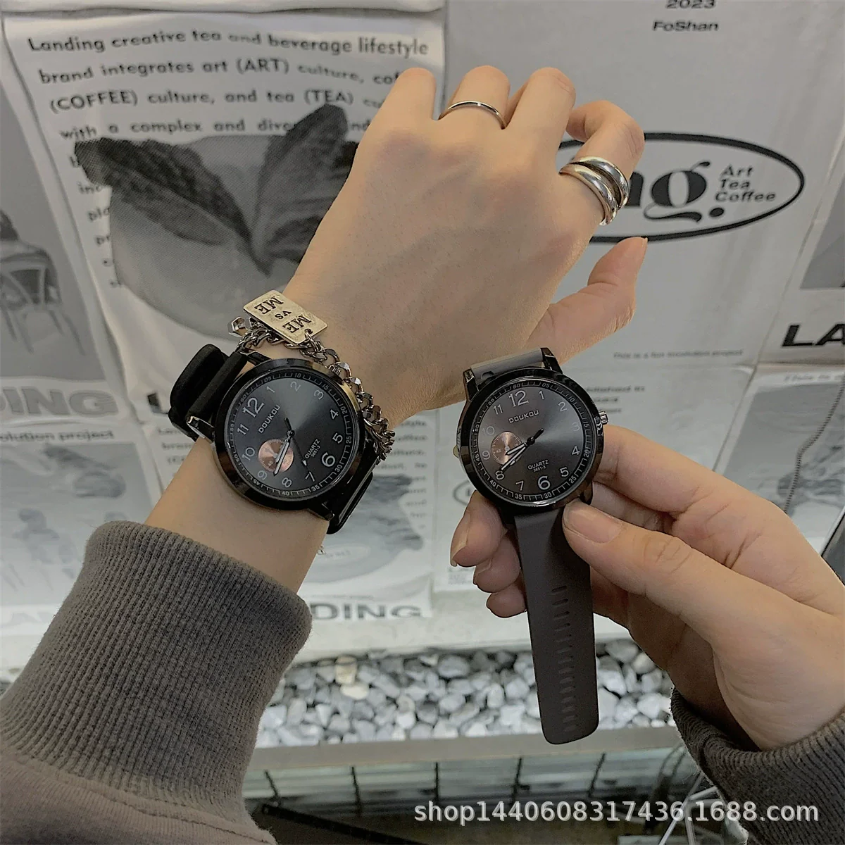Alloy Casual Sports Watch For Teenager Students Waterproof Quartz Large Dial Leisure Style - Image 3