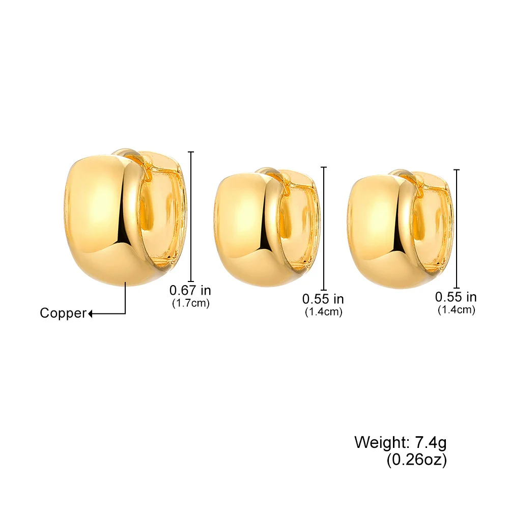 Alloy Electroplated U Shape Highend Retro Light Luxury Women's Earrings - Image 2
