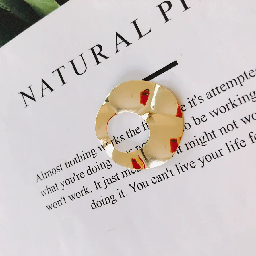 Alloy Electroplating Geometric Round Jewelry Accessories Earrings Pendant - Image 18
