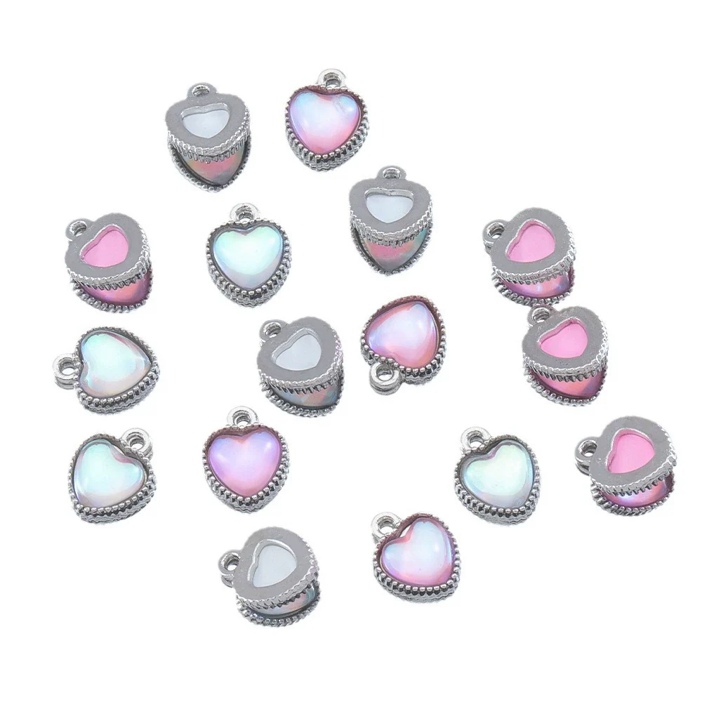 Alloy Fairy Pink Love Pendant Jewelry Accessories Electroplated - Image 4
