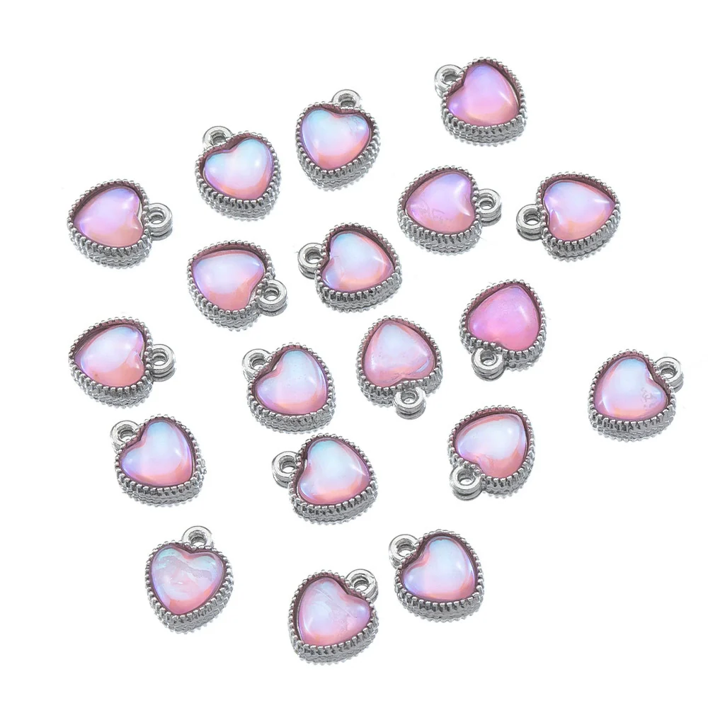 Alloy Fairy Pink Love Pendant Jewelry Accessories Electroplated - Image 6