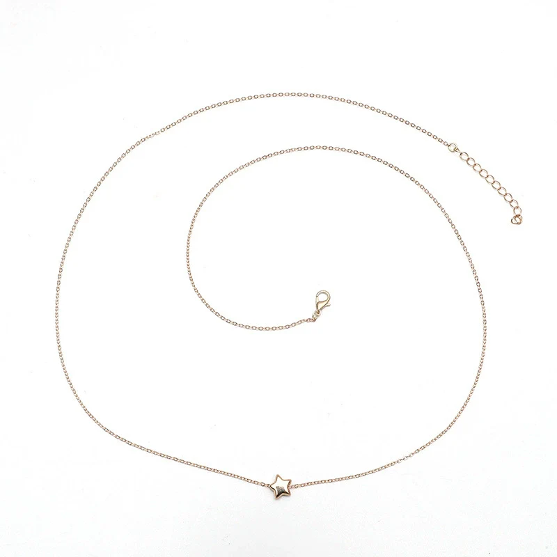 Alloy Fivepointed Star Electroplated Waist Chain Fashion Trend Cold Style Simple And Personal - Image 6