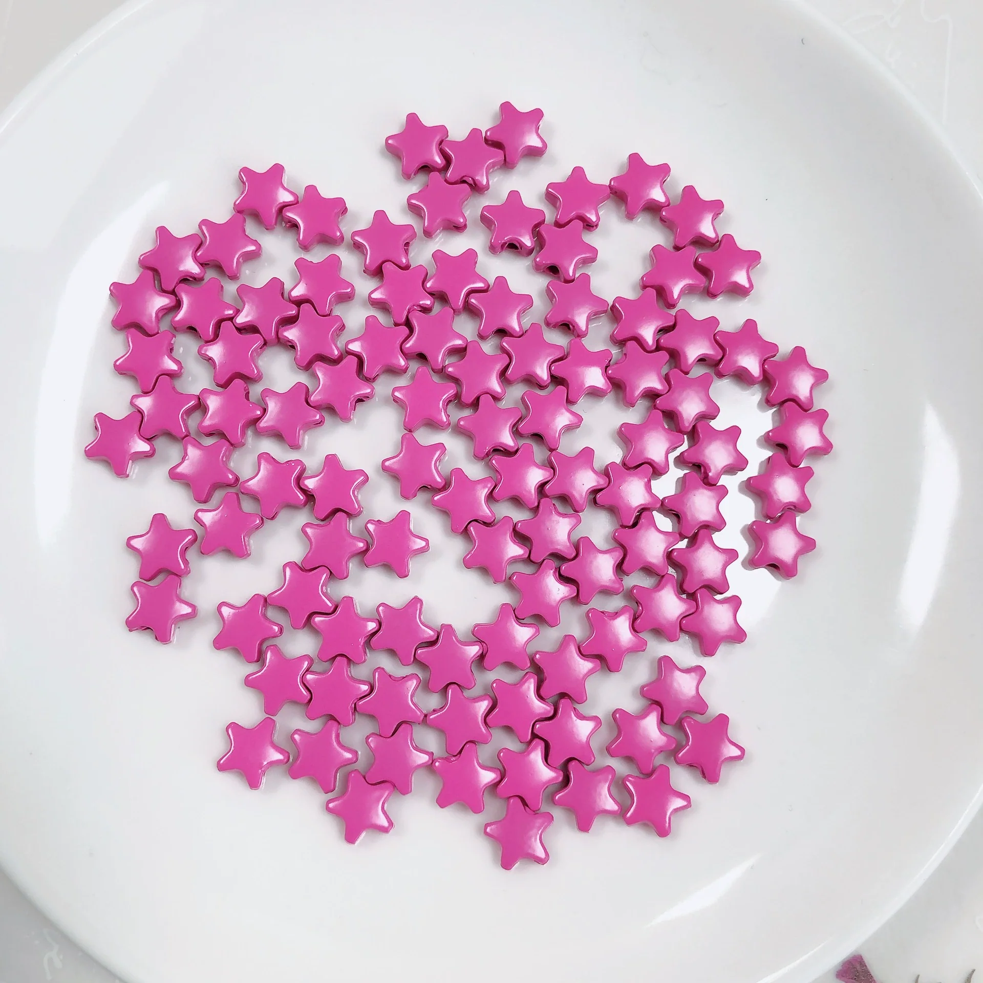 Alloy Fivepointed Star Straight Hole Environmental Protection Handmade Jewelry And Hair Accessories - Image 5