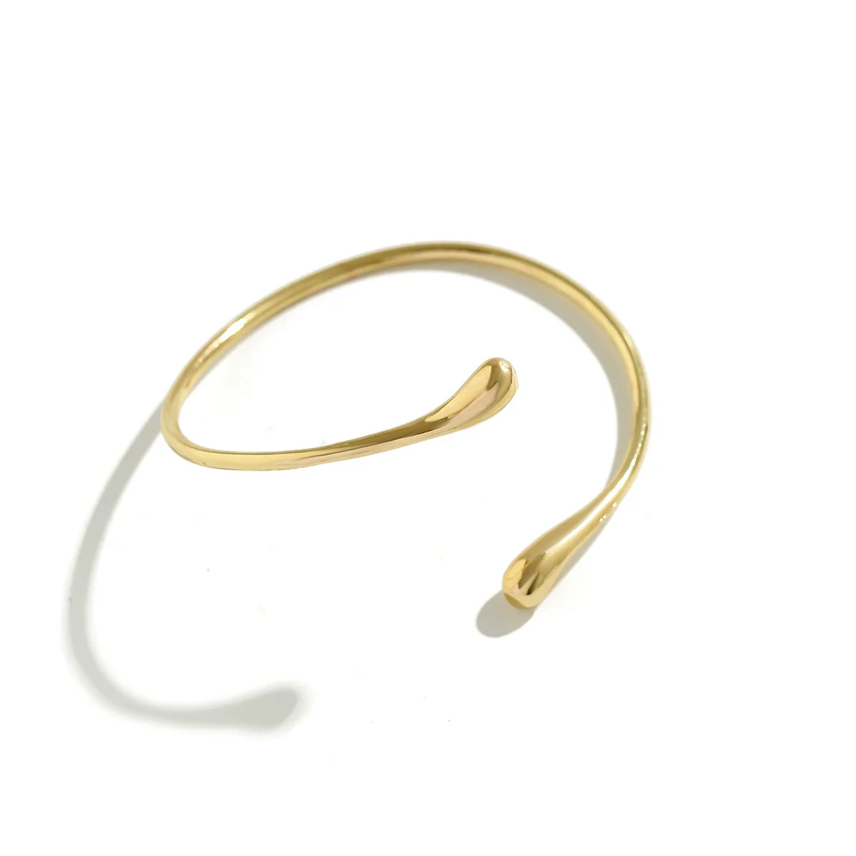Alloy Geometric Electroplated Women's Water Drop Arm Ring Bracelet - Image 5
