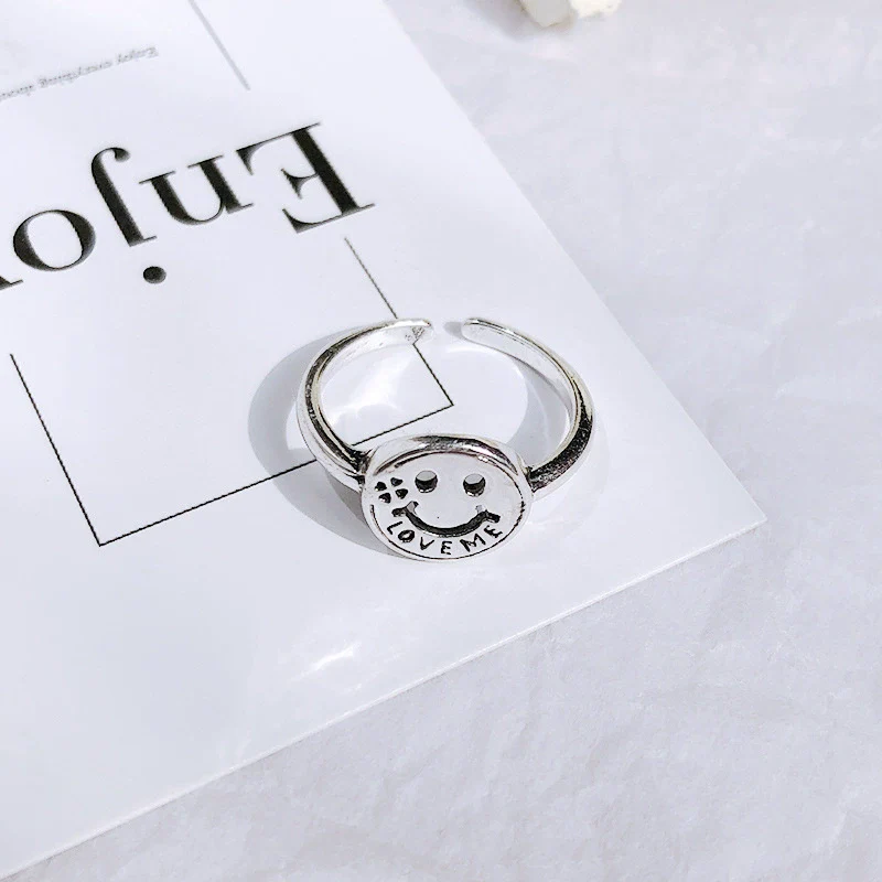 Alloy Geometric Electroplating Unisex Retro Open Multilayer Ring Hiphop Style Hand Jewelry - Image 4