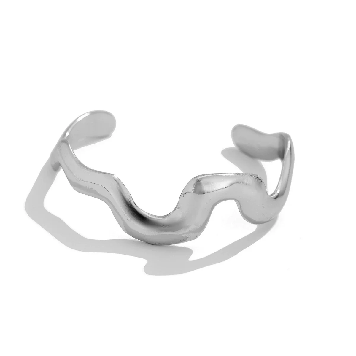 Alloy Geometric Liquid Lava Metal Women's Anklet Jewelry - Image 5