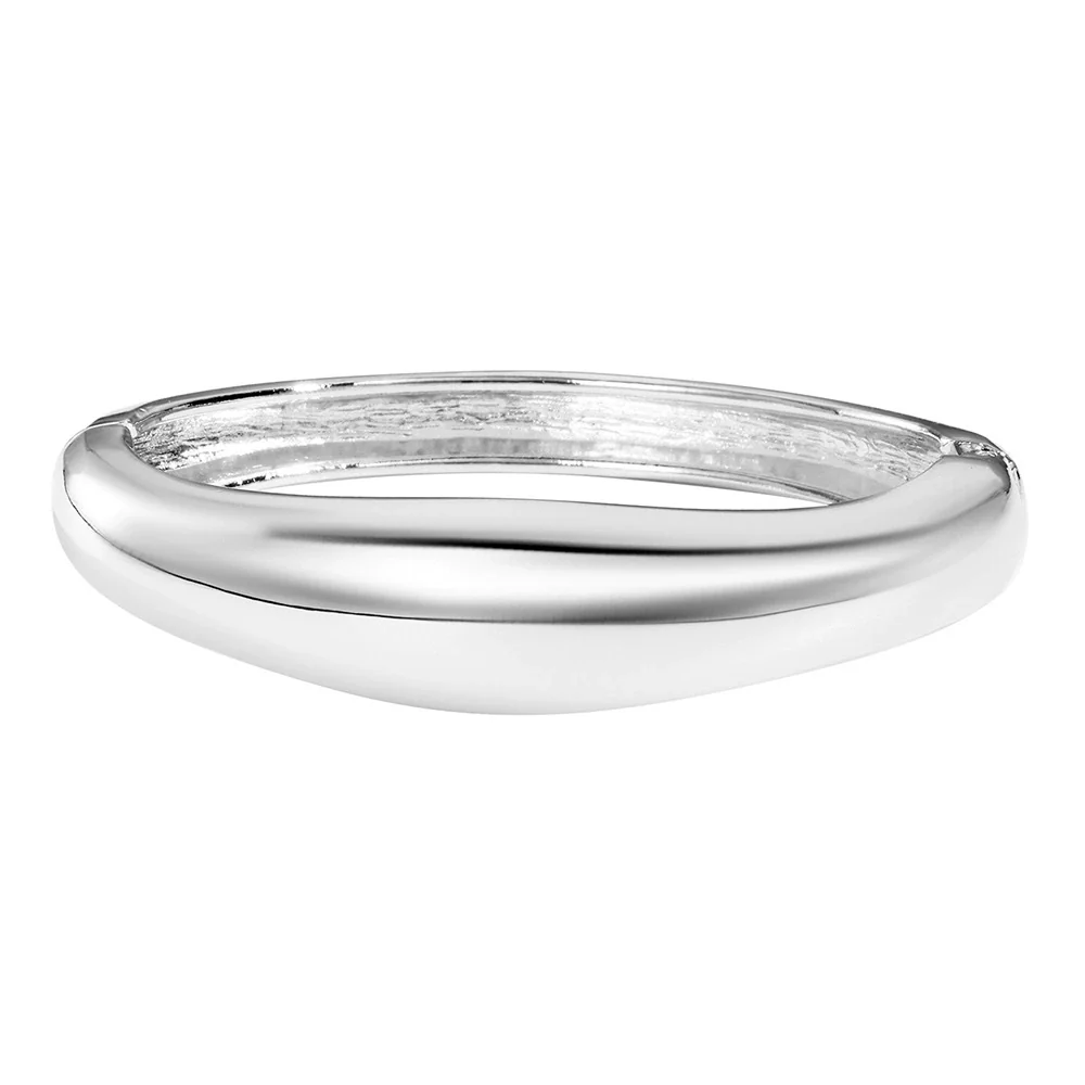 Alloy Geometric Metal Bracelets Electroplated Diamondencrusted Multilayered Glossy Hollow Open For Women - Image 7