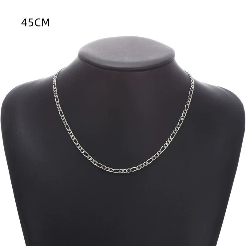 Alloy Geometric Nk Chain Necklace Jewelry Electroplating For Men And Women - Image 11