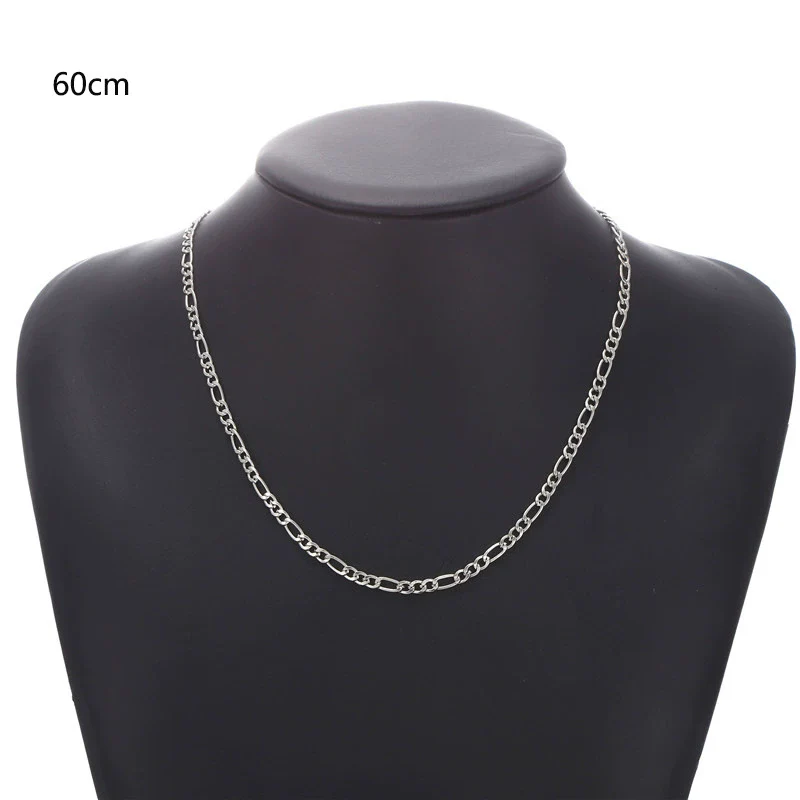 Alloy Geometric Nk Chain Necklace Jewelry Electroplating For Men And Women - Image 14
