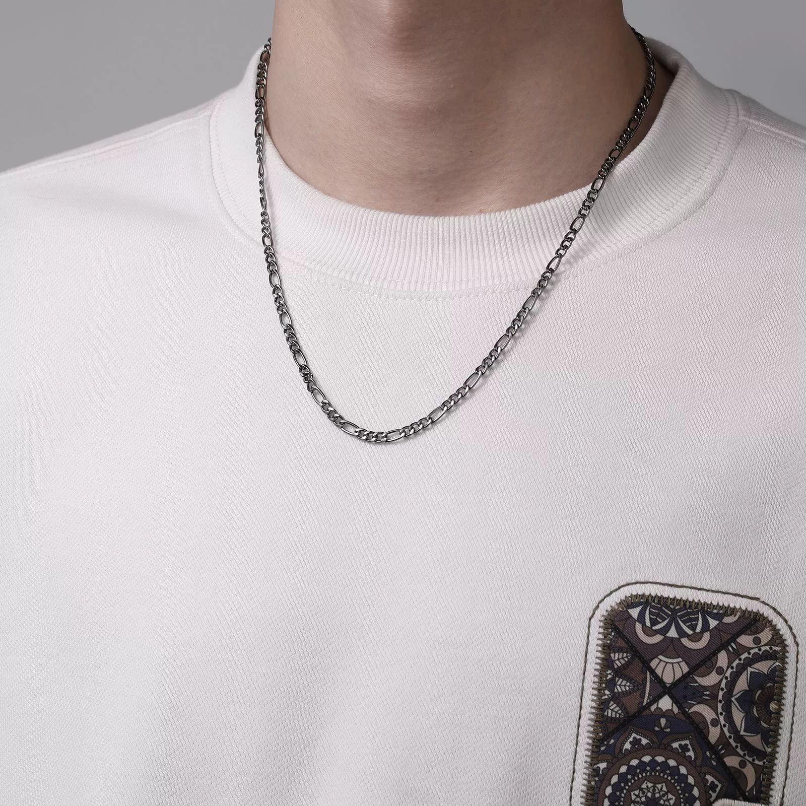 Alloy Geometric Nk Chain Necklace Jewelry Electroplating For Men And Women - Image 17