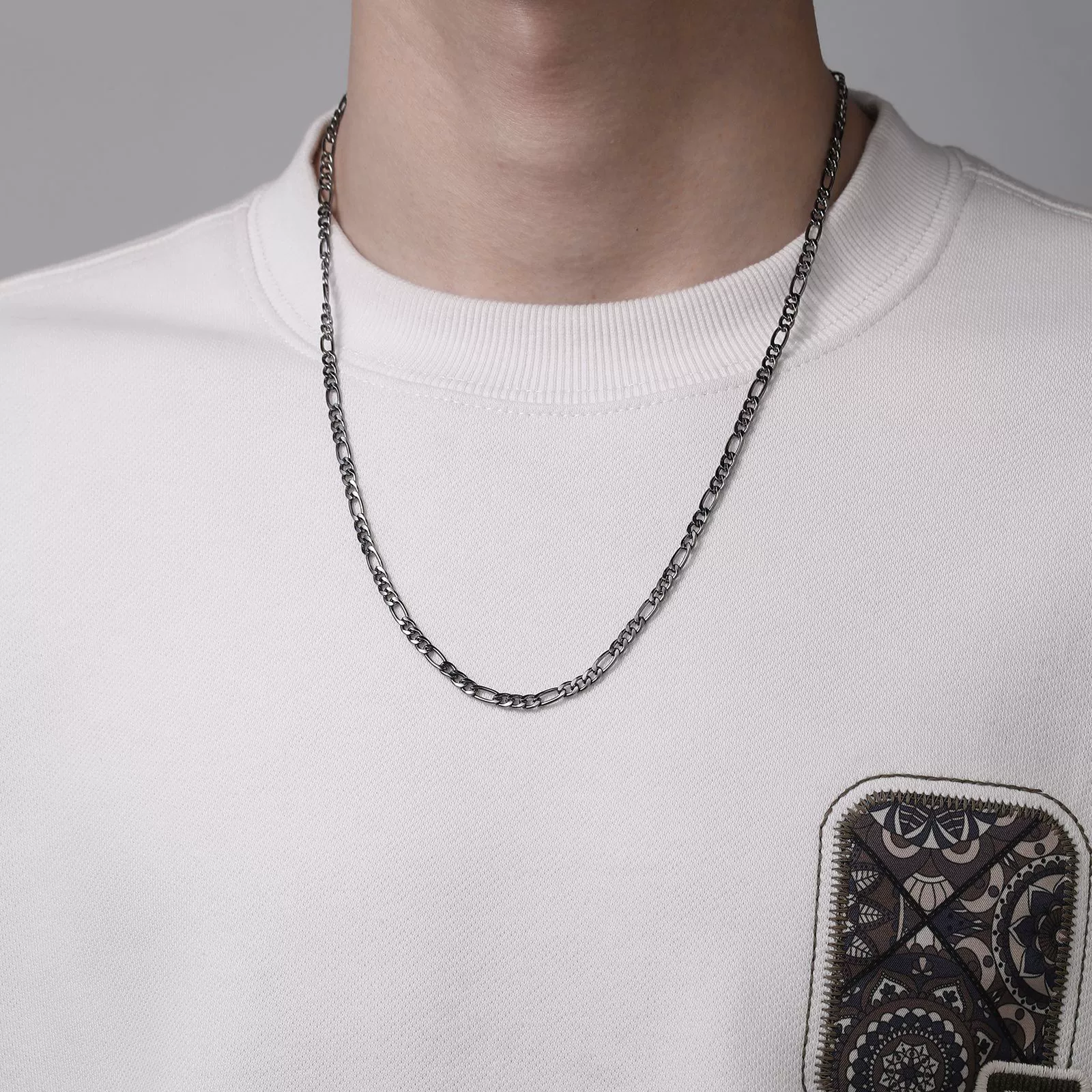 Alloy Geometric Nk Chain Necklace Jewelry Electroplating For Men And Women - Image 18