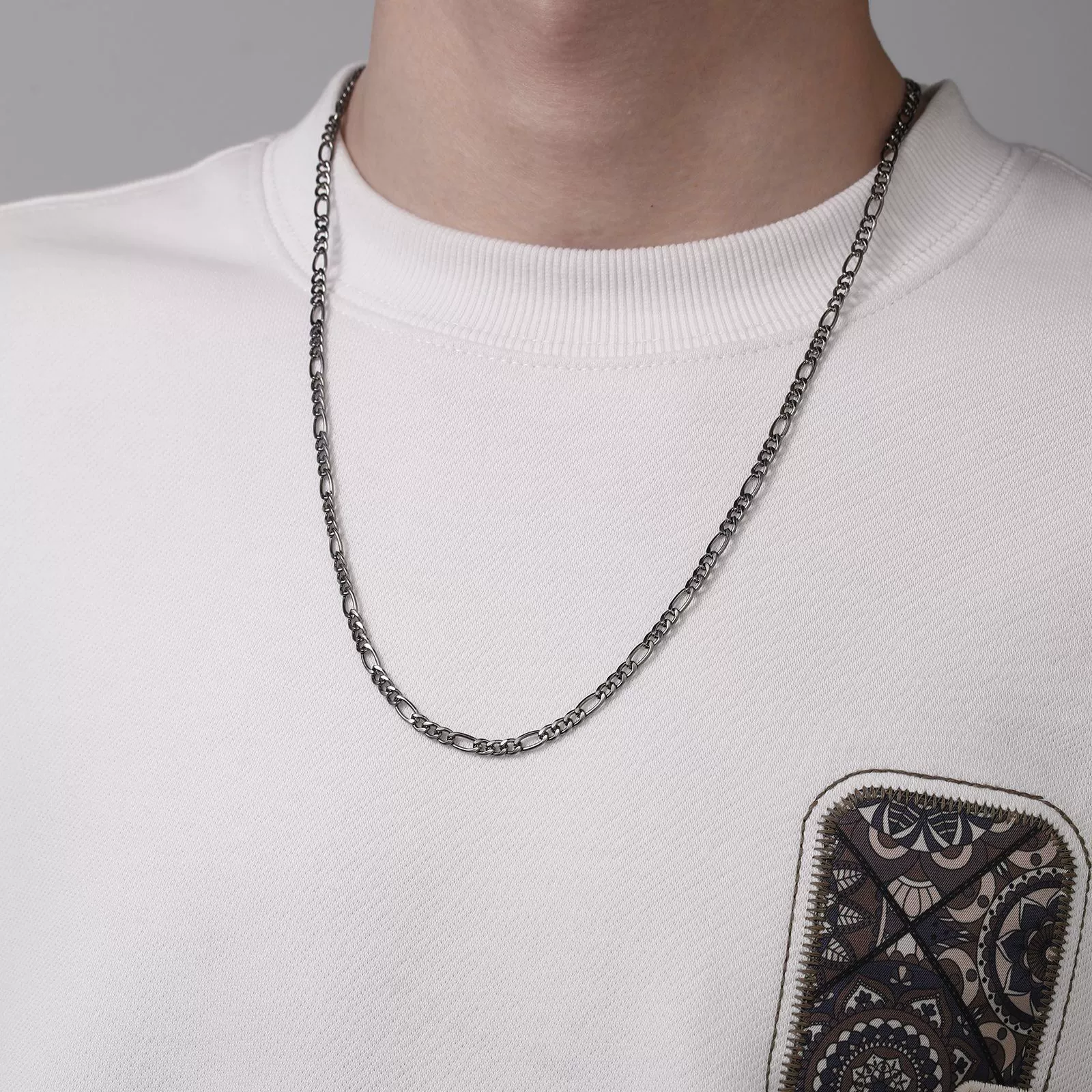 Alloy Geometric Nk Chain Necklace Jewelry Electroplating For Men And Women - Image 19