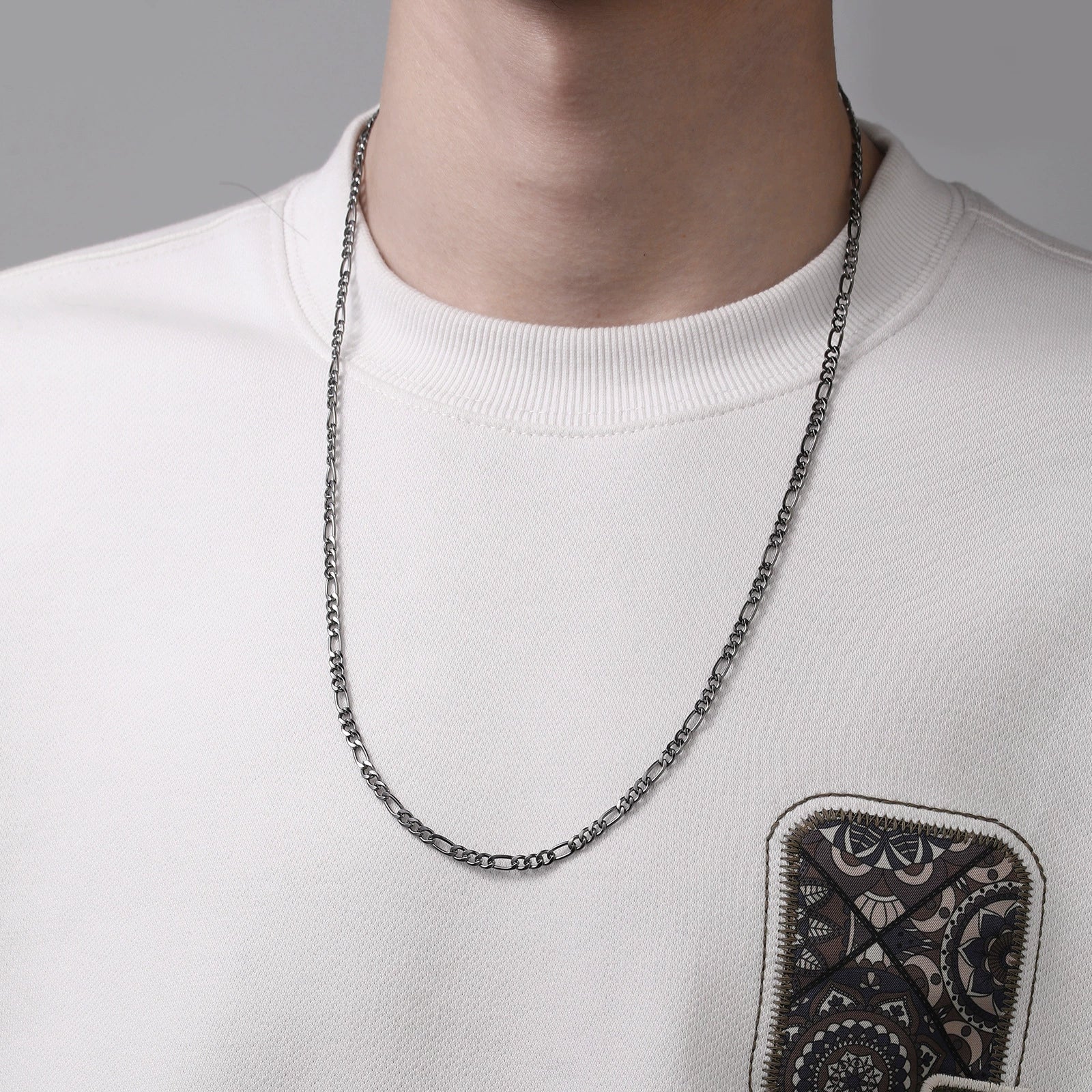 Alloy Geometric Nk Chain Necklace Jewelry Electroplating For Men And Women - Image 20