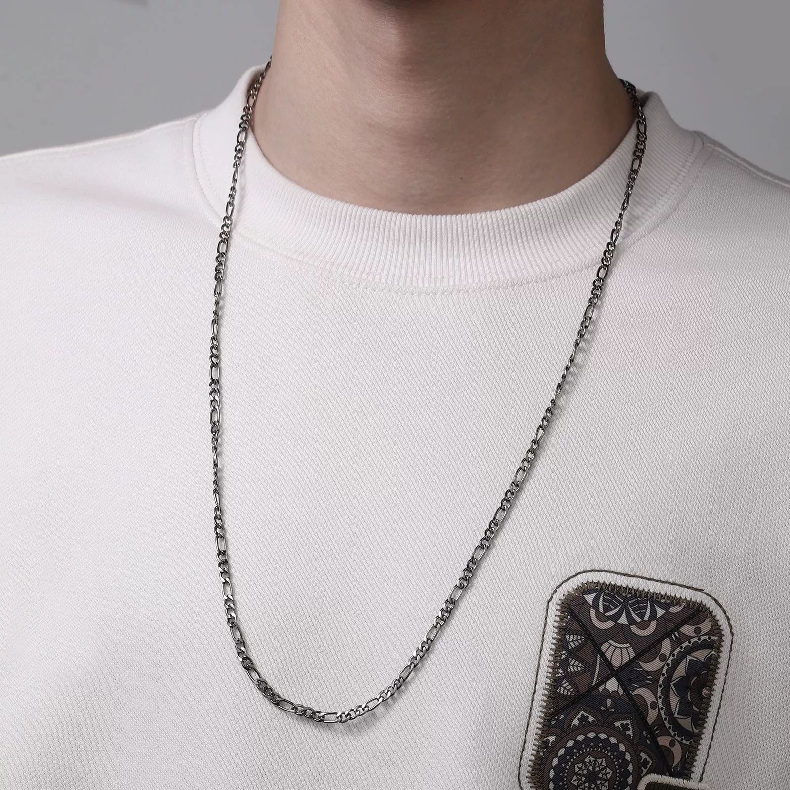 Alloy Geometric Nk Chain Necklace Jewelry Electroplating For Men And Women - Image 21