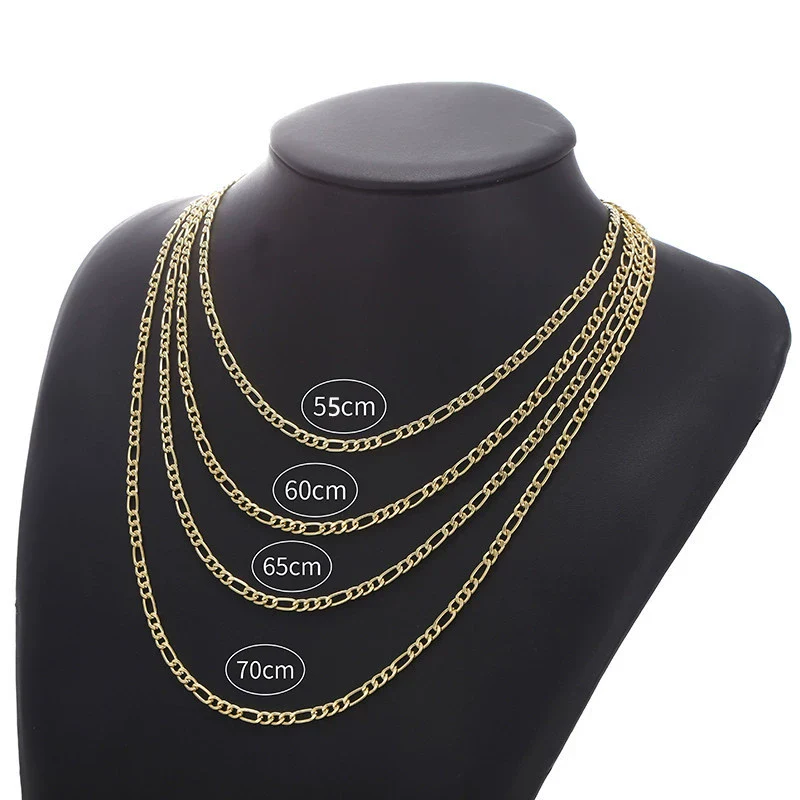 Alloy Geometric Nk Chain Necklace Jewelry Electroplating For Men And Women - Image 5