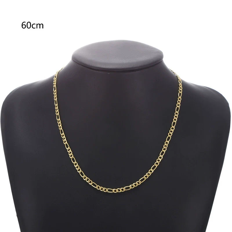 Alloy Geometric Nk Chain Necklace Jewelry Electroplating For Men And Women - Image 8