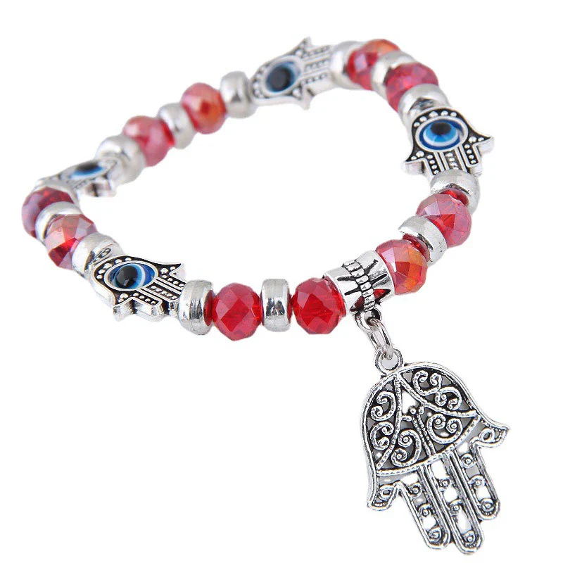 Alloy Geometric Palm Pendant Bracelet Jewelry Electroplated For Women - Image 2