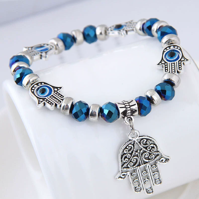 Alloy Geometric Palm Pendant Bracelet Jewelry Electroplated For Women - Image 6