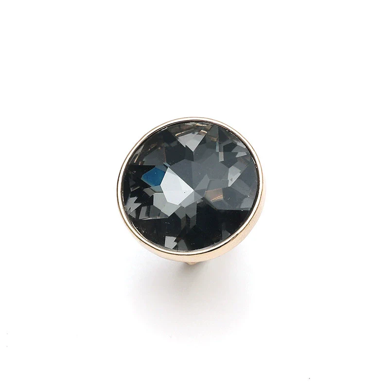 Alloy Geometric Round Opening Adjustable Women's Diamond Ring - Image 8