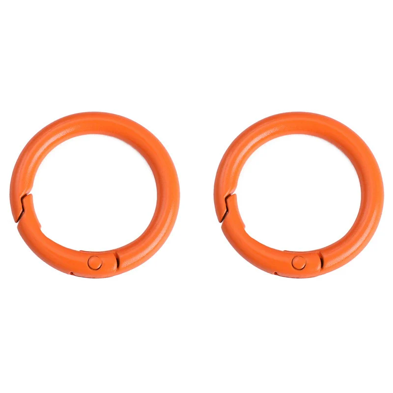 Alloy Geometric Round Spray Painted Mobile Phone Chain Key Chain Hook Buckle Ring - Image 12